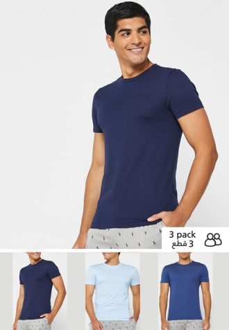 blauwe ralph lauren heren 3 pack diverse ronde hals t shirts 1 330x476 - Blauwe Ralph Lauren heren 3-pack diverse ronde hals T-shirts